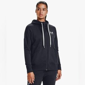 Under Armour Women's Rival Fleece Full Zip Hoodie |Size XL